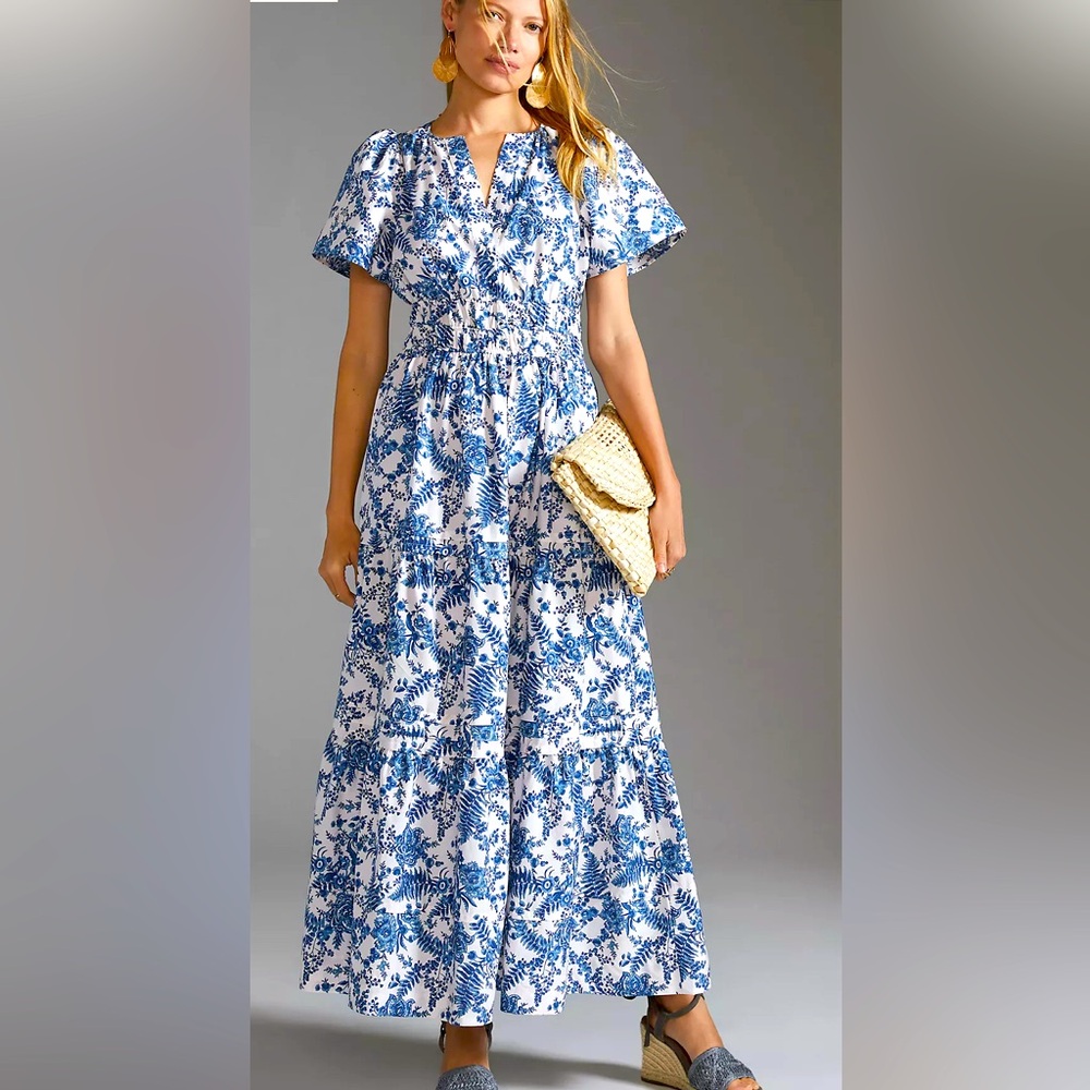 NWT Anthropologie Somerset Maxi Dress